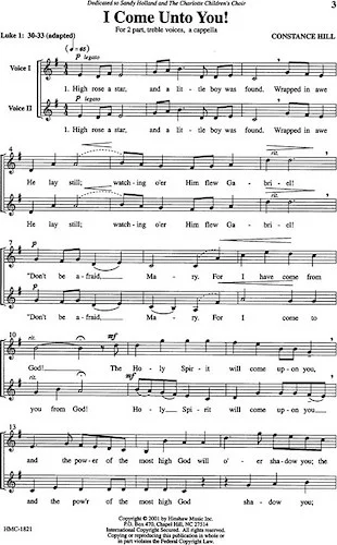 I Come Unto You!