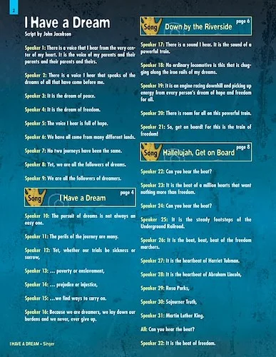 I Have a Dream - Songs for Peace and Harmony