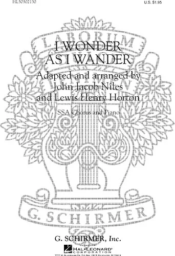 I Wonder As I Wander