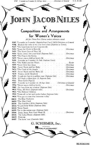 I Wonder As I Wander