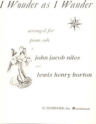 I Wonder as I Wander