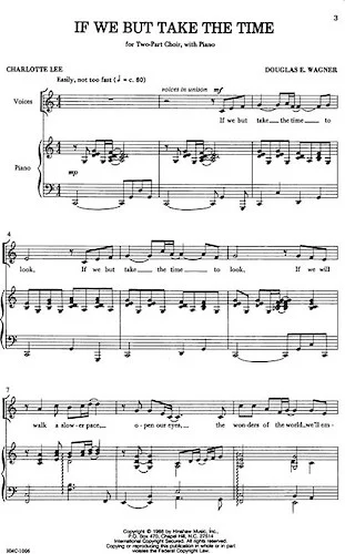 If We But Take The Time