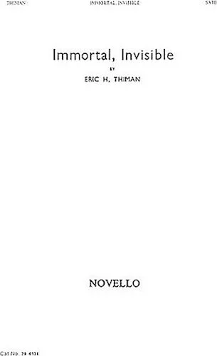 Immortal, Invisible