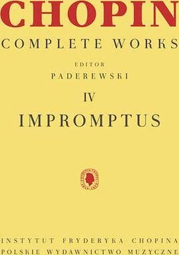 Impromptus - Chopin Complete Works Vol. IV