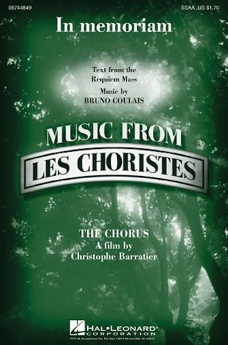 In Memoriam - from Les Choristes (The Chorus)