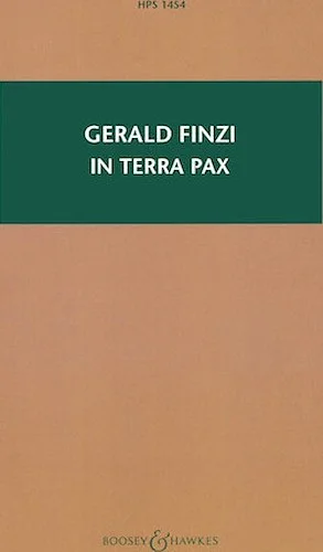 In terra pax, Op. 39 - Christmas Scene for Soprano & Baritone Soli, Chorus & Orchestra