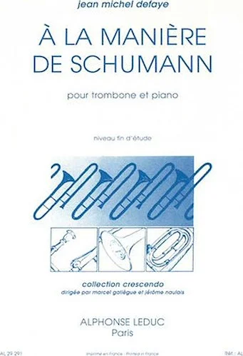 In The Style Of Schumann, For Trombone And Piano