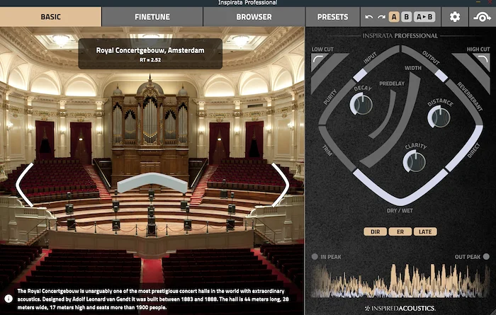 Inspirata Lite (Download)<br>Superb-sounding stereo convolution reverb plugin