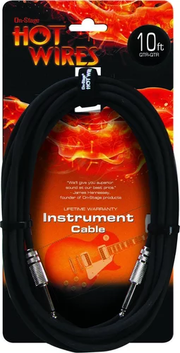 Instrument Cable, Standard (QTR-QTR, 10') Image