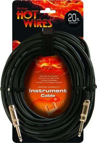 Instrument Cable, Standard (QTR-QTR, 20') Image