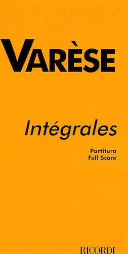 Integrales - for 11 Wind Instruments and Percussion