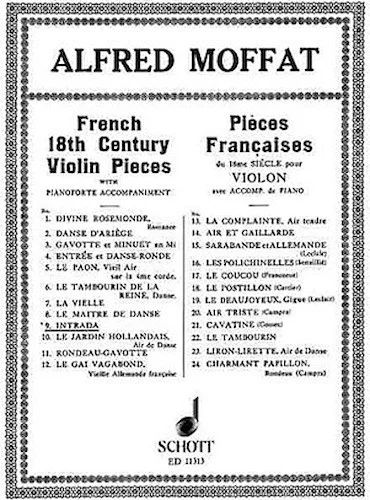 Intrada - from French 18th Century Violin Pieces