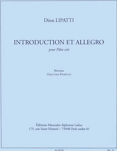 Introduction Et Allegro (flute Solo)