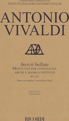 Invicti Bellate - Mottetto RV628 - for Contralto, Strings, and Basso Continuo