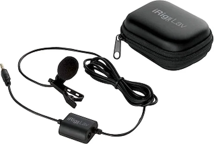 iRig Mic Lav - Lavalier Microphone for Smartphones and Tablets with Foam Pop Shield