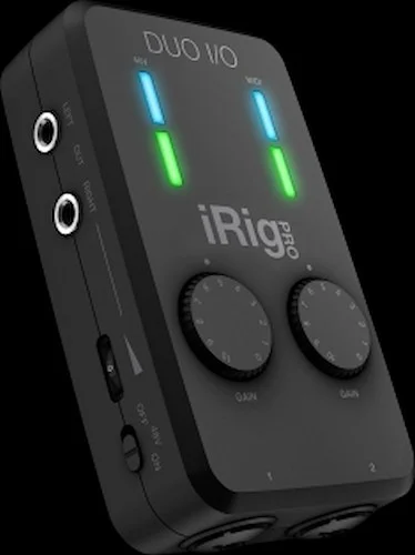 iRig Pro Duo I/O - Mobile 2-Channel Audio/MIDI Interface