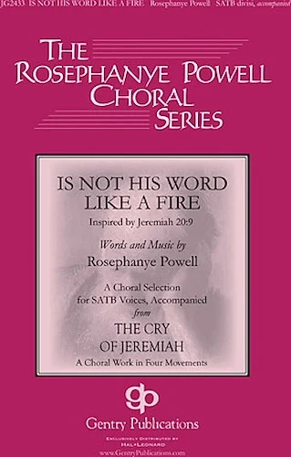 Is Not His Word like a Fire