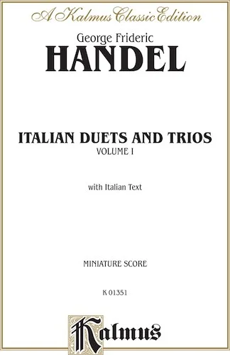 Italian Duets and Trios, Volume I