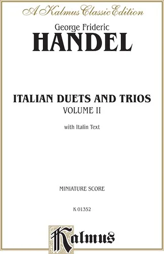 Italian Duets and Trios, Volume II