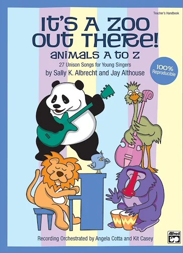 It's a Zoo Out There! Animals A to Z: 27 Unison Songs for Young Singers Image