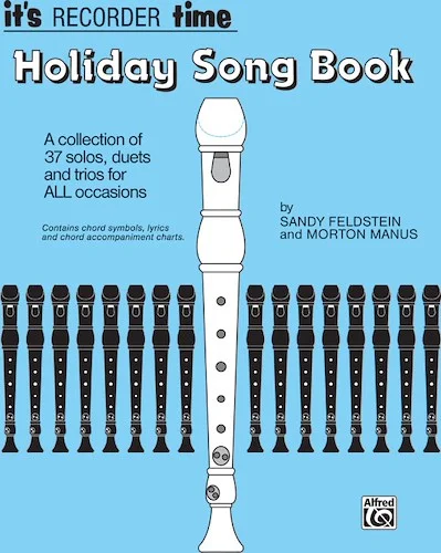 It's Recorder Time: Holiday Songbook