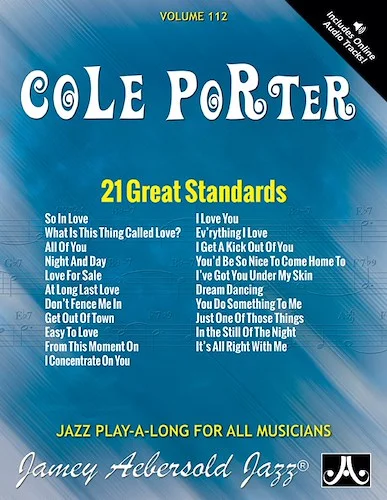 Jamey Aebersold Jazz, Volume 112: Cole Porter: 21 Great Standards