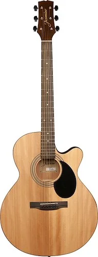 Jasmine S34C Orchestra Style Acoustic Guitar. Natural Finish