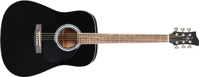 Jay Turser JJ45-BK Jay Jr 3/4 Size Acoustic Guitar. Black