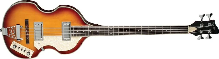 Jay Turser JTB-2B Violin Shaped Bass Semi Hollow - Vintage Sunburst Finish