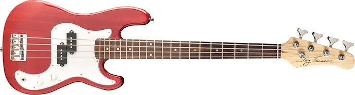 Jay Turser JTB-40 4 Strings 3/4 P-Bass - Trans Red Finish