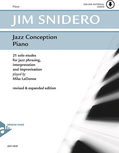 Jazz Conception: Piano: 21 Solo Etudes for Jazz Phrasing, Interpretation, and Improvisation