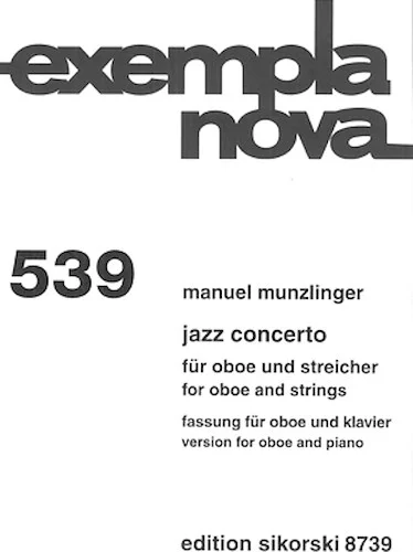 Jazz Concerto - Oboe and Piano Reduction