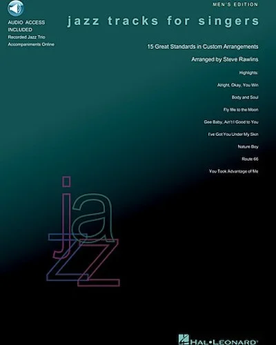 Jazz Tracks for Singers - Men's Edition - Book/Audio with Jazz Trio Tracks