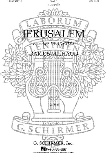 Jerusalem From Les Deux Cites French English A Cappella