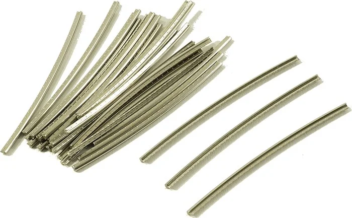 Jescar Fretwire For Medium Jumbo Electric - 10 inch radius - 25 pieces precut 25 precut fretwire Stainless