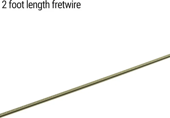 Jescar Fretwire Replacement for 6000 Super Jumbo - 2 Foot Length - 3 Pieces 2 Foot fretwire Nickel