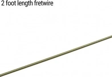 Jescar Fretwire Replacement for Gibson Historic Reissues - 2 Foot Length Nickel Silver - 3 Pieces 