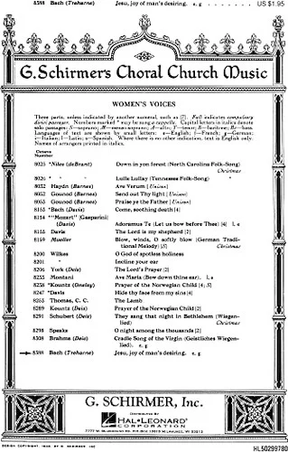 Jesu Joy of Man's Desiring - from Cantata No. 147