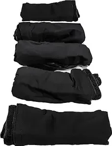 JMAZ Event Booth Facade Replacement Scrim (Black) 5 Replacement Scrim Set for the Event Booth Facade - JZ5008