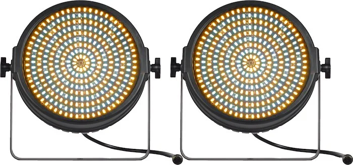 JMAZ Versa Flex Par DUO324 LED Par featuring 162 Cool White and Warm White SMD LEDs (PAIR) - JZ2009