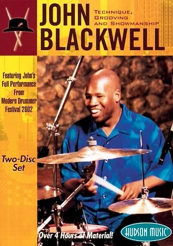 John Blackwell - Technique, Grooving and Showmanship - Two-Disc Set - Over 4 Hours of Material! Image