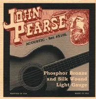 John Pearse 510L Acoustic Guitar Phosphor Bronze and Silk Lt 11-49