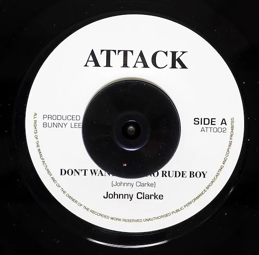 Johnny Clarke - Don't Wanna Be A Rude Boy  /  Version