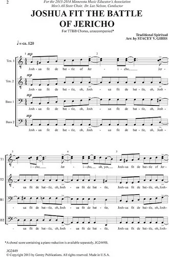 Joshua Fit the Battle of Jericho