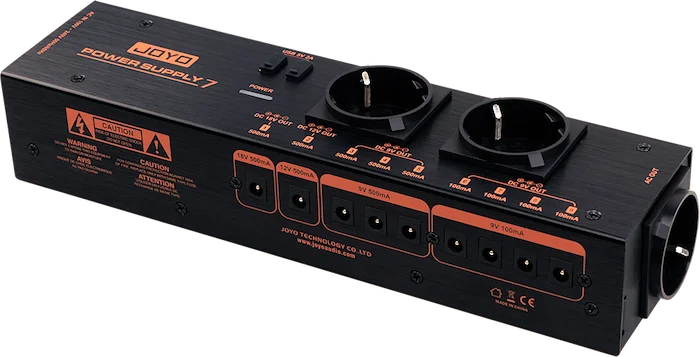 JOYO POWER SUPPLY 9/12/18V DC, 9 Isolated Outputs
