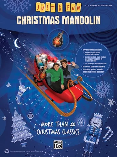 Just for Fun: Christmas Mandolin: More Than 40 Christmas Classics