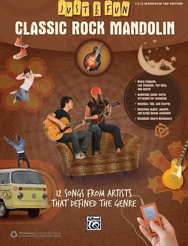 Just for Fun: Classic Rock Mandolin: 12 Songs from Artists That Defined the Genre