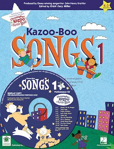 Kazoo-Boo Songs 1 CD - P/A CD for Kazoo-Boo Songs 1
Includes guide tracks with kids' voices