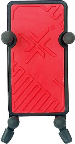 KB125E Universal Phone Holder & Tube Clamp: System X Series - Red