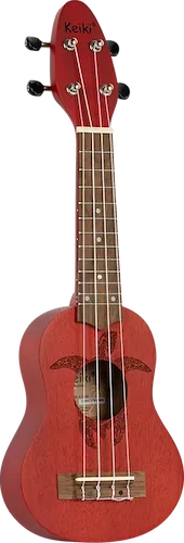 Keiki® K1 Series Sopranino Ukulele with Turtle Etching 